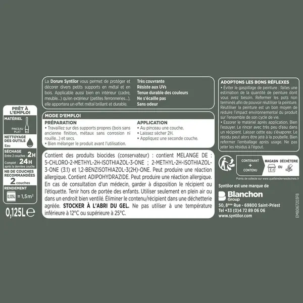 Dorure, pailleté, SYNTILOR, bronze 0,125L - SYNTILOR