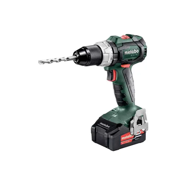 Perceuse à percussion 18 V SB 18 LT BL - 2 x 4,0 Ah Li-Power, ASC 55, coffret Metabox - Metabo