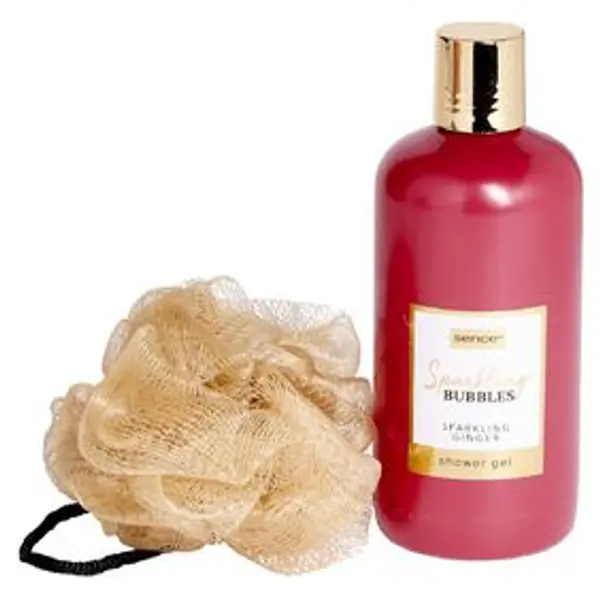 Gel douche et fleur de bain Sparkling bubble 300ml