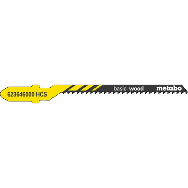5 Lames scie sauteuse HCS pour scie sauteuse - Metabo