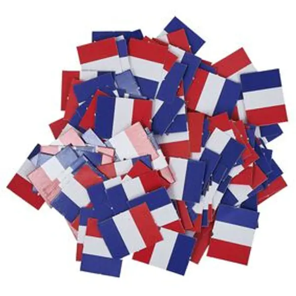 Décoration fête de rugby bleu blanc rouge