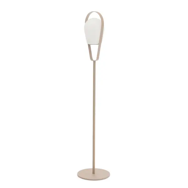 Lampe sur pied haut Bob - 24 x 24 x 148 cm - sand - PROLOISIRS