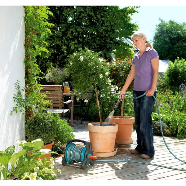 Dévidoir d'arrosage portable 10 Classic équipé - GARDENA