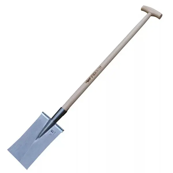 Louchet Nord 28 cm manche en T- 0,95 - rebords montés - PERRIN