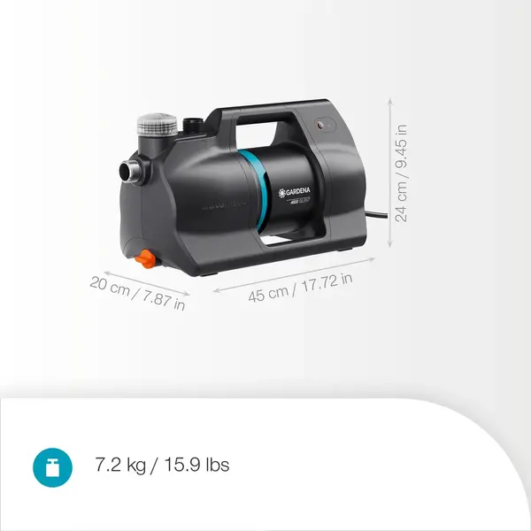 Pompe automatique maison & jardin 4600 Silent - 4600 l/h - 4,0 bar - GARDENA