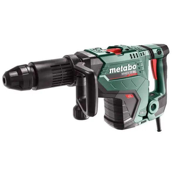 Marteau burineur SDS Max MHEV 11 BL - 1500W - Energie 18 J - jusqu'à 2100 frappe/min - Coffret - Metabo