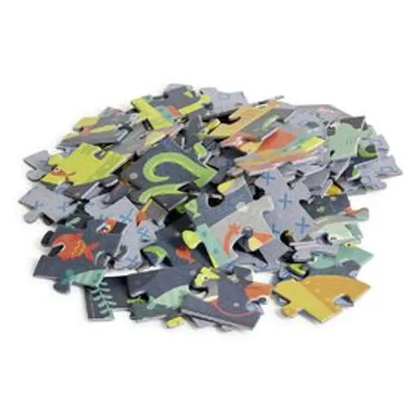 Puzzle enfant 48 pièces monde sous marin x2