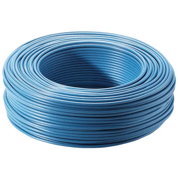 Fil électrique H07VU 2,5 mm² bleu conducteur neutre - 100 m