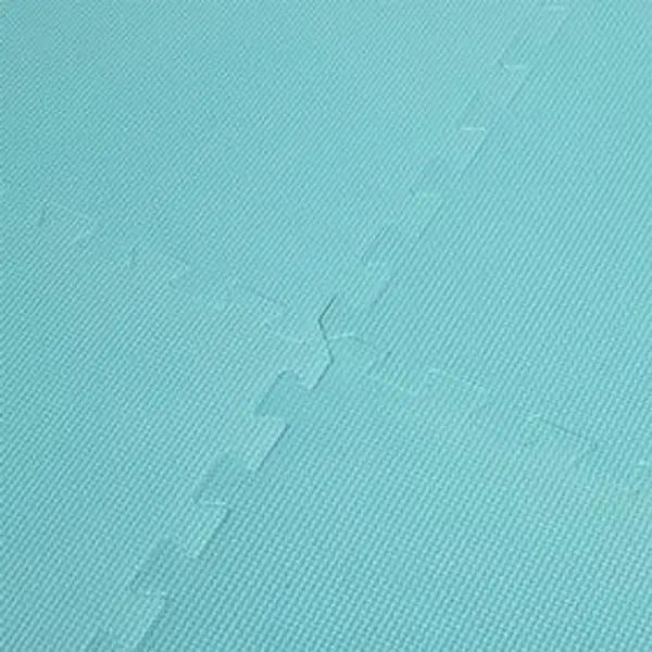 Dalle de protection piscine et spa mousse bleu turquoise 50x50cm x9