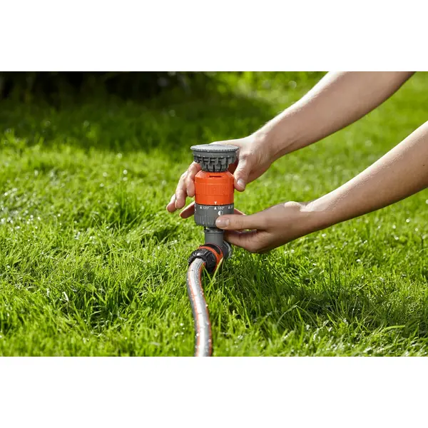 Arroseur circulaire de jardin Vario Comfort sur pic - GARDENA