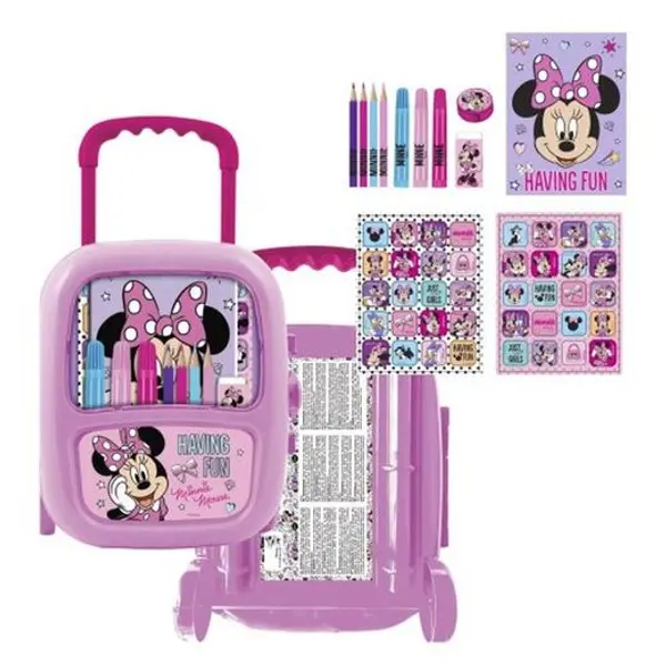 Minnie Trolley Set Papeleria R-1242