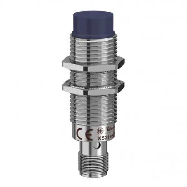 XS218BLPAM12 Schneider Capteur inductif cylindrique M18 12 à 24Vdc PNP NO 3 fils non noyable connecteur M12