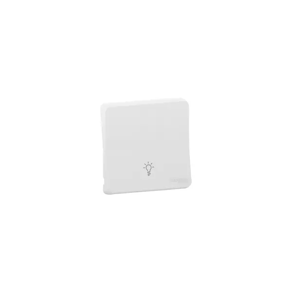Mureva Styl - Enjoliveur avec symbôle lumière - IP55 - IK08 - blanc - MUR39202