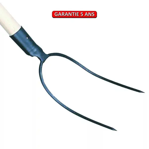 Fourche a balle à douille 2 dents sans manche - PERRIN