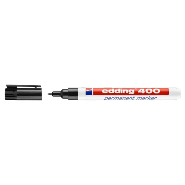 Marqueur Permanent Noir 400 Edding