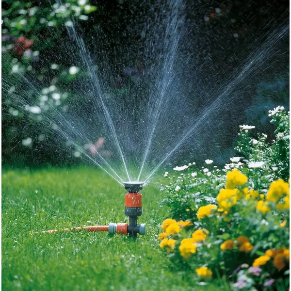 Arroseur circulaire de jardin Vario Comfort sur pic - GARDENA