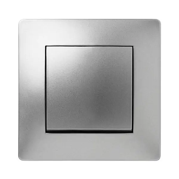 Conmutador Habitat 15 10A-250V Aluminio