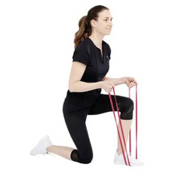 Élastique fitness force 7 à 16 rouge