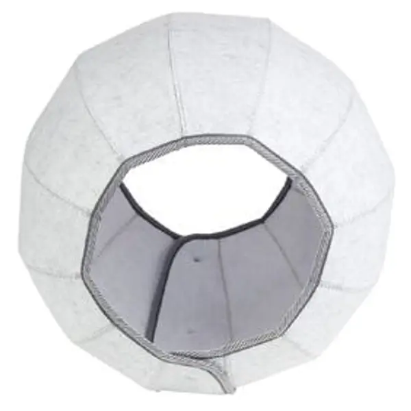 Maison pour chat feutrine blanc L41xl41xH12 cm