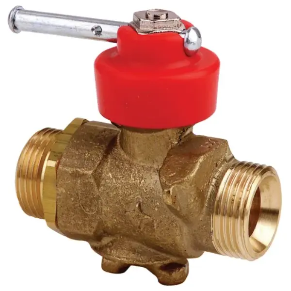 Robinet d'arrêt gaz à boisseau sphérique MM à jonction sphéro-conique 20X27 CAL 15