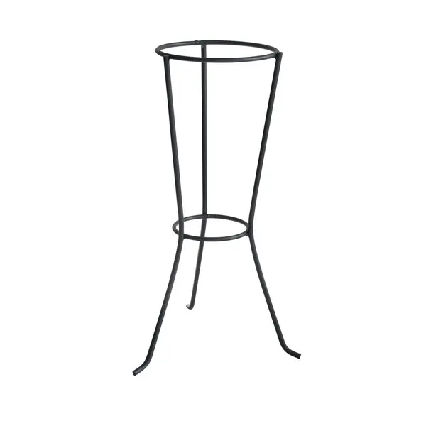 Colonne anthracite H. 56 cm pour pot 20-22 cm - Acier époxy - Louis Moulin