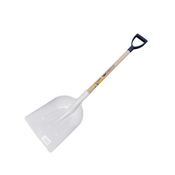 Pelle plastique blanche manche en P plastique + etiquette alimentaire - PERRIN