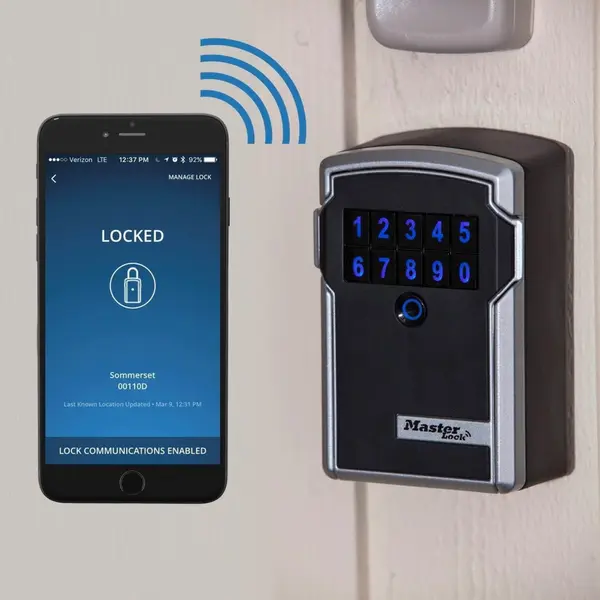 Minicoffre Bluetooth Master Lock Select Access À Fixer, H.12.7Xl.8.3 Xp.5.9 Cm - MASTER LOCK