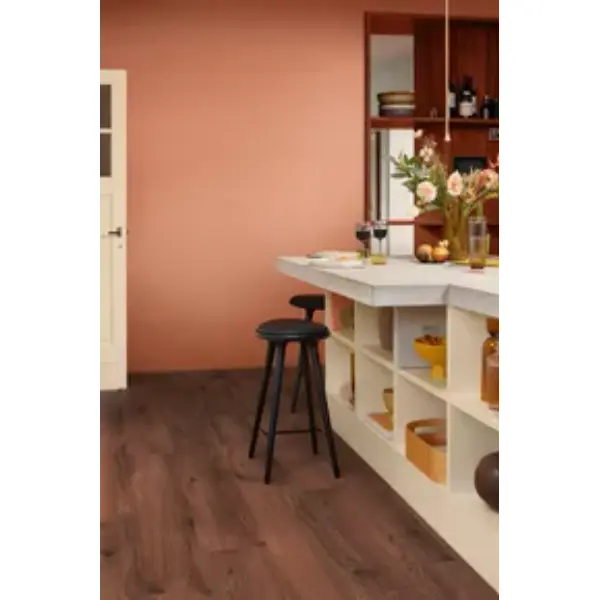 Sol stratifié OCEAN 8XL V4 - Gyant Warm Brown B4125 - 241 x 2038 mm - Ep. 8 mm - 4 chanfreins - 100 % résistant à l'eau