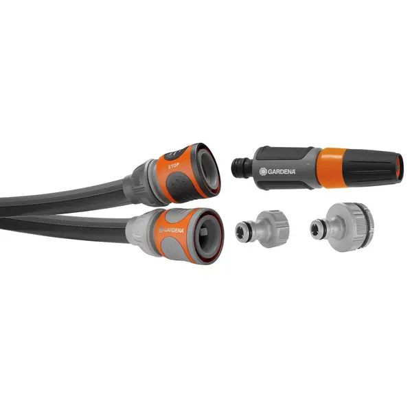 Kit tuyau Liano™Life 15m, Ø 13mm + pièces GARDENA System - léger et résistant - GARDENA