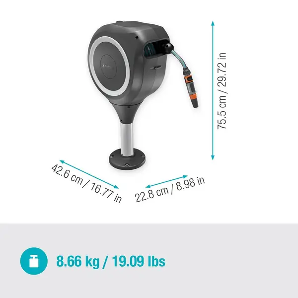 Dévidoir automatique pour terrasse RollUp - 20m - GARDENA