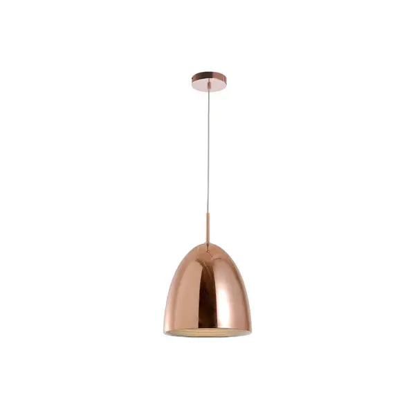 Suspension Cuivre Mads ronde grande, 1x E27-Max.60W, IP20, 230V, Classe I - Spot-Light
