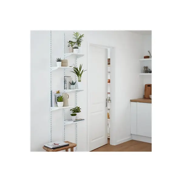 Crémaillère double 200 cm blanc "Twinny"