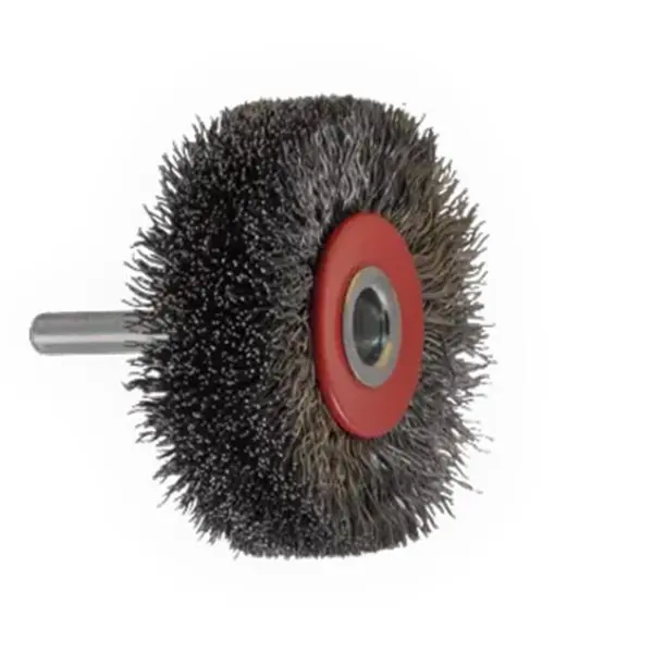 Brosse Circ. Tige De 6 Mm D70Mm Ép.18 Mm Laiton Ondulé 0,30Mm Osborn