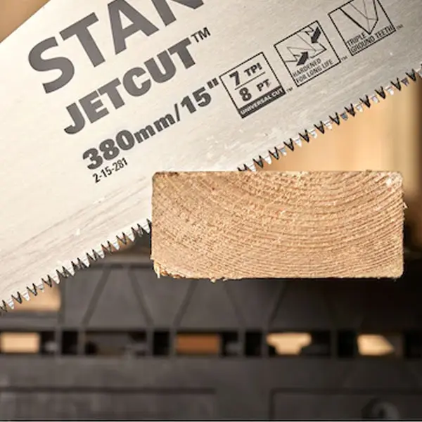 Scie Egoine Jet Cut Coupe Debit Moyenne 380mm Stanley