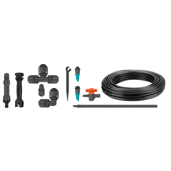 Kit d'initiation goutte-à-goutte pour potagers, plates-bandes et bordures de fleurs - 60 m² - GARDENA