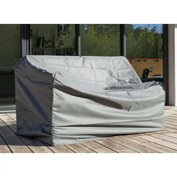Housse de protection pour canapé 3 places - 225 x 90 x 90 cm - Gris - PROLOISIRS