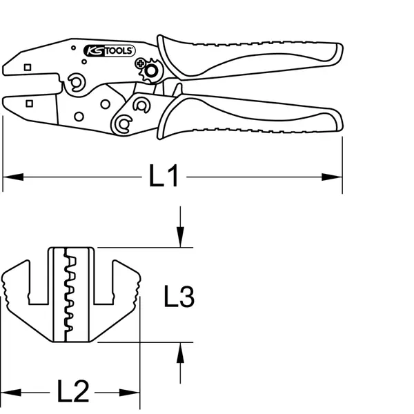 Pinces à sertir pour embouts de câblage
