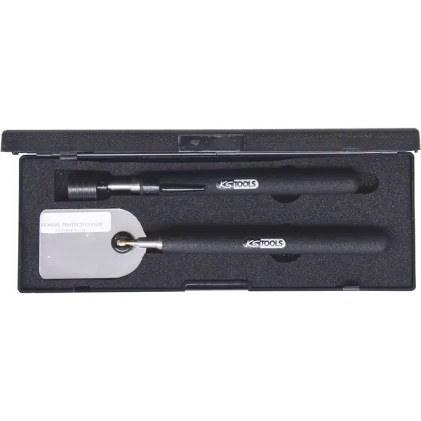 Coffret aimant et miroir télescopique