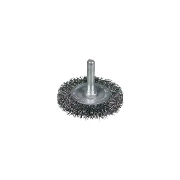Brosse Circ. Tige De 6 Mm D100mm Ép.12 Mm Acier Ondulé 0,30Mm Osborn