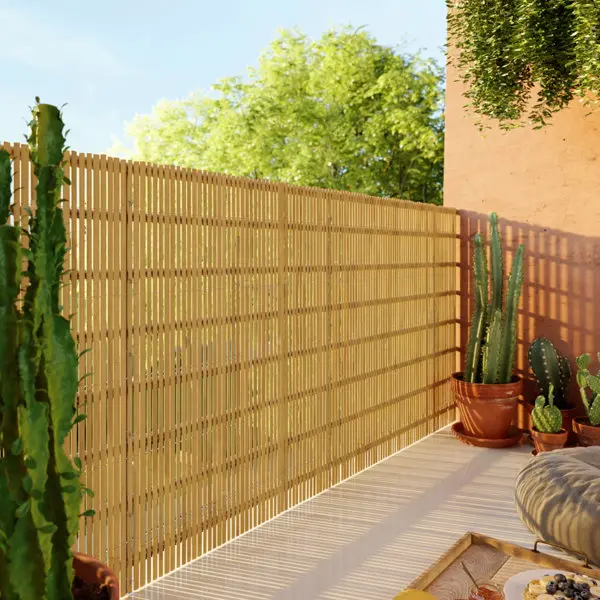 Canisse bambou naturel 300 x 100 cm beige BLOOMA
