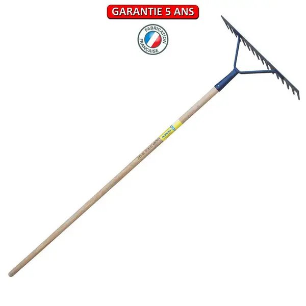 Râteau trempé 16 dents droites - 1.50 m - PERRIN