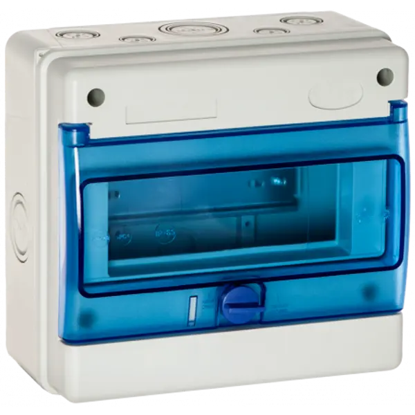 1308B Coffret électrique étanche 8 modules - Faible profondeur 115mm - Solera Indubox