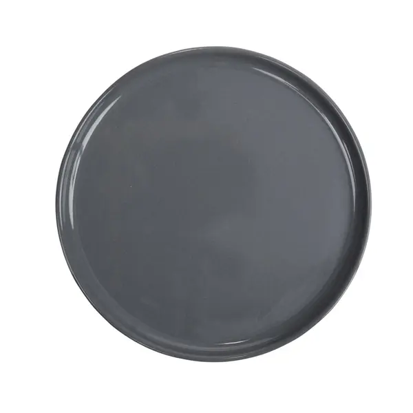 Assiette à dessert ronde Nordic porcelaine gris Ø22cm
