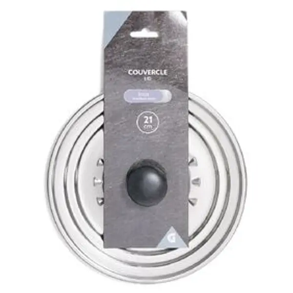 Couvercle inox Ø21cm