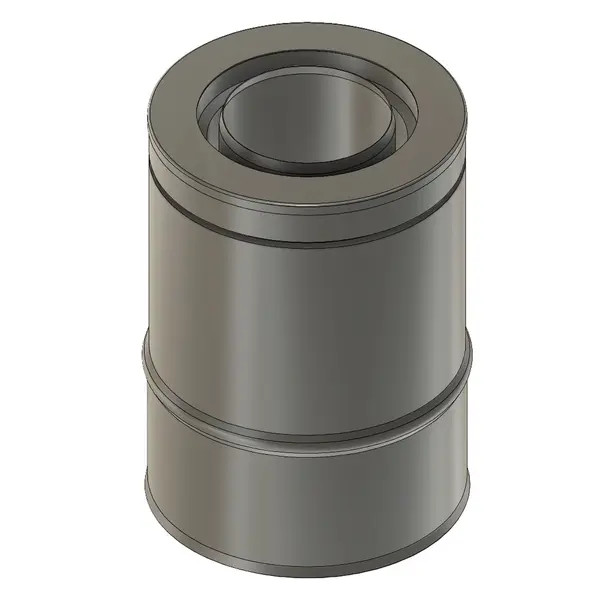 Adaptateur double paroi bas flexible isolé Ø153/213 mm - Joncoux