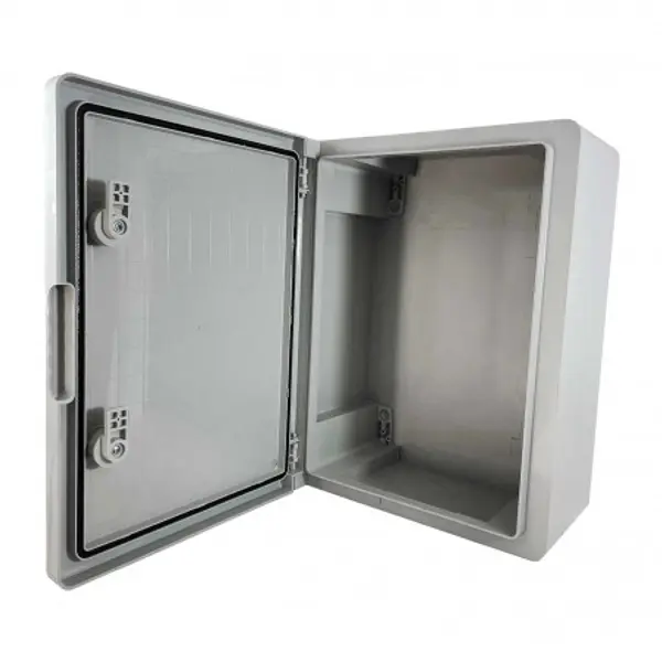 ABS403017 IDE Coffret ABS étanche IP54 400X300X170 Porte opaque - avec plaque de montage