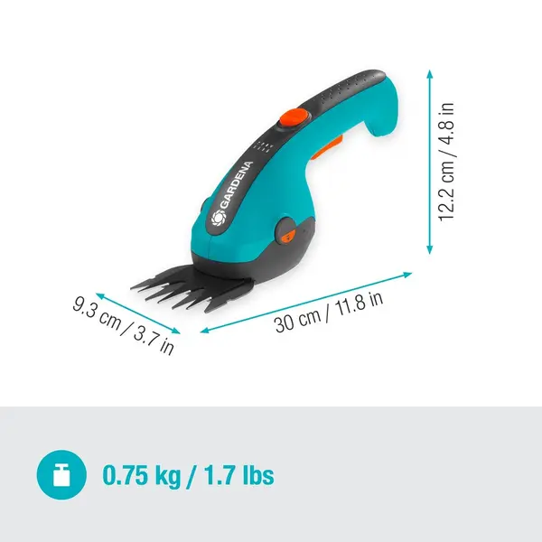 Cisaille à gazon ClassicCut Li - Coupe 8 cm - GARDENA