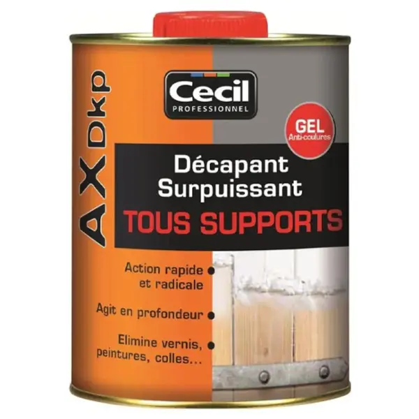 Decapant surpuissant tout support DKP 1L Cecil