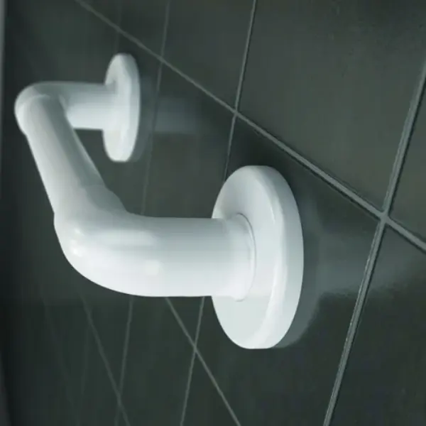 Barre d'appui PVC renforcé droite - blanc