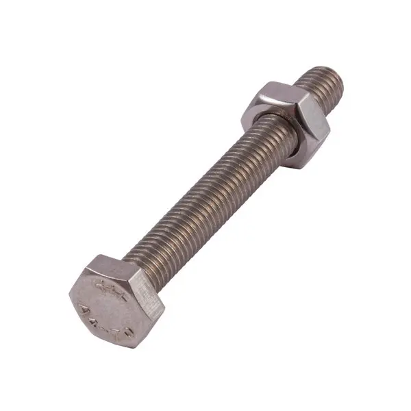 Boite de 2 kg de tirefonds tête hexagonale 10 x 120 mm acier au carbone